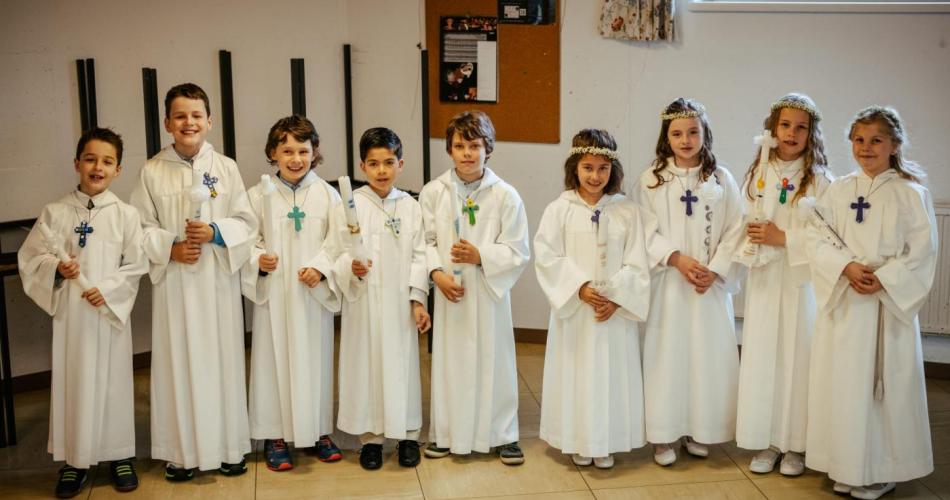 Gruppenbild Erstkommunionskinder