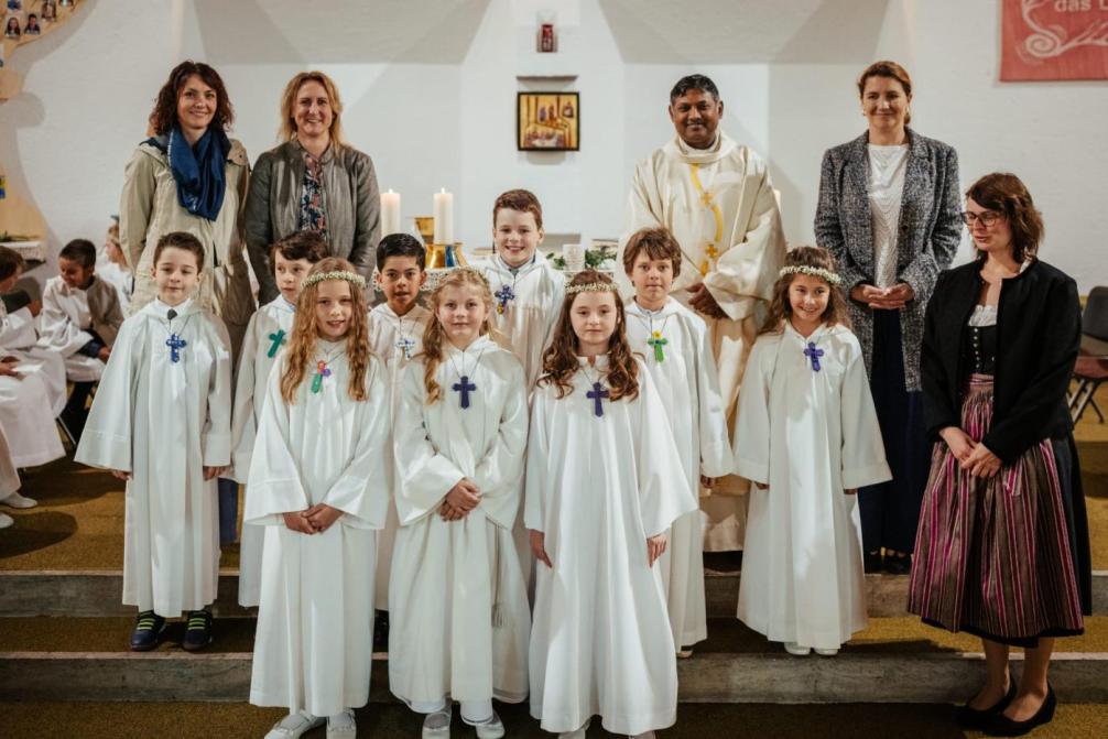 Gruppenbild in der Kirche