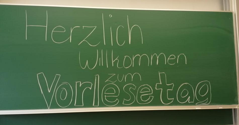 HERZLICH WILLKOMMEN ZUM VORLESETAG