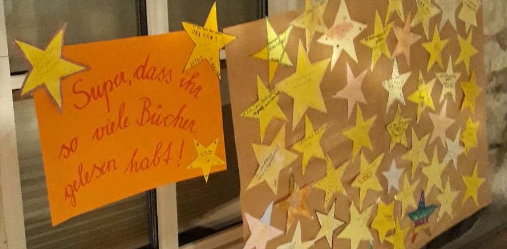 Sternenplakat Sternenplakat mit Motivationsspruch