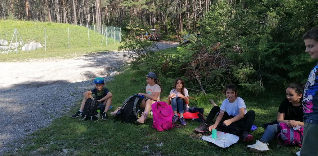 Kinder beim Wandertag