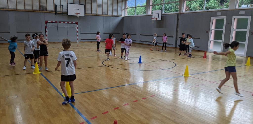 Wurftraining Wurftraining im Turnsaal