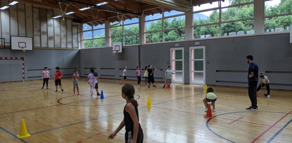 Wurftraining Wurftraining im Turnsaal