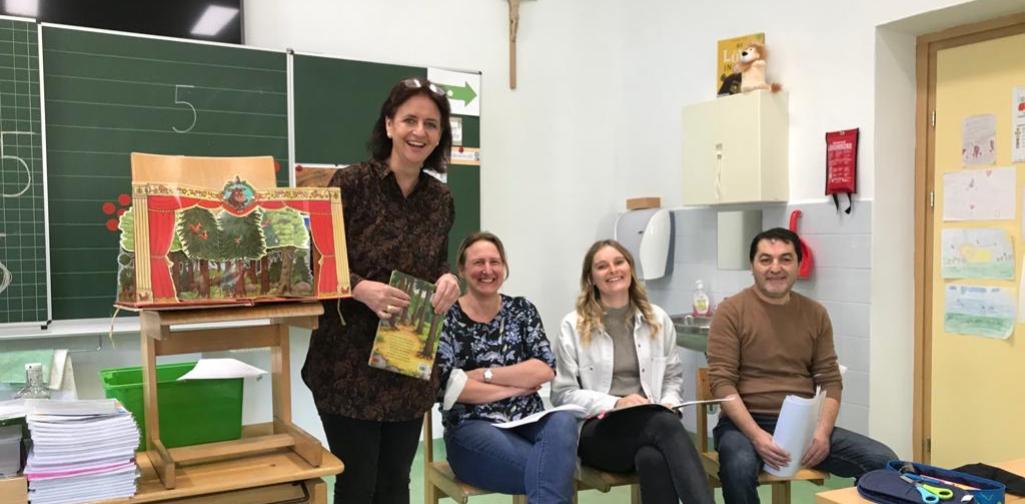 Vorleseteam der Geschichte "Der Grüffelo"