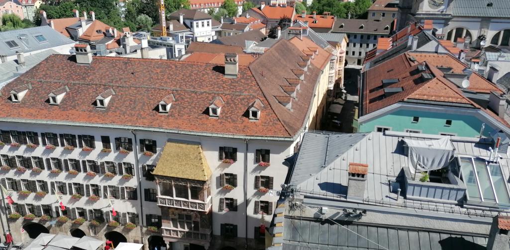 Aussicht aufs Goldene Dachl