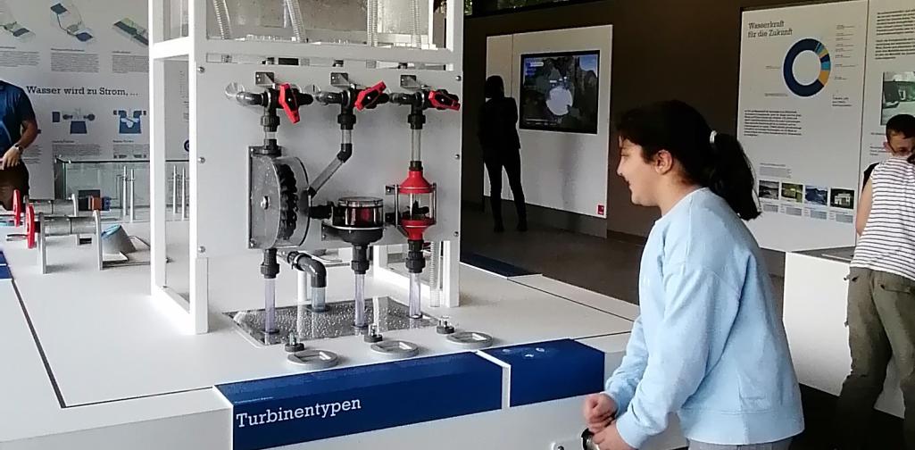 Modell eines Speicherkraftwerks