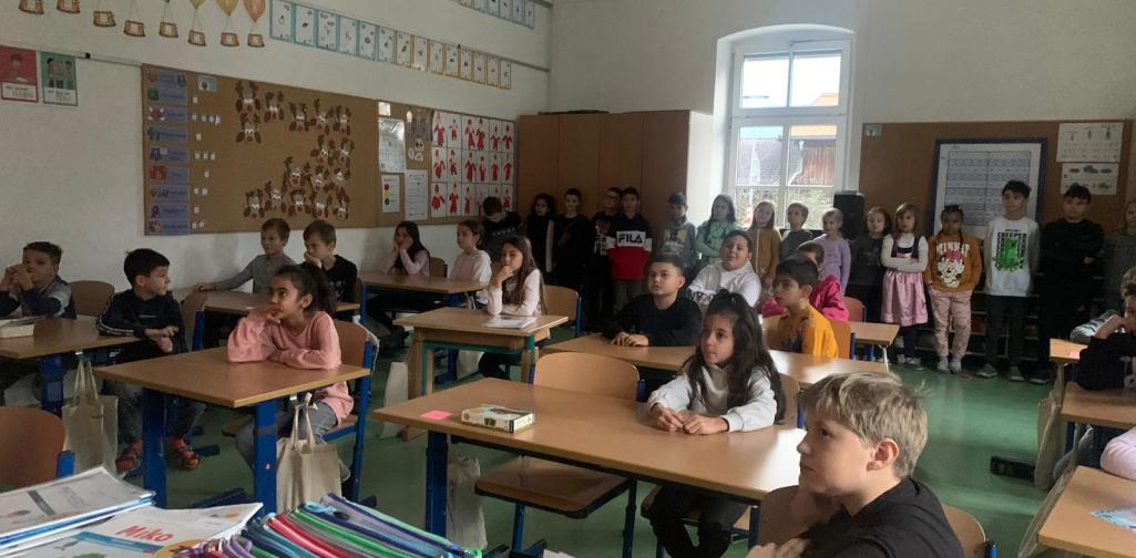 Kinder der 2c und 2d Klasse am Lernspaßtag