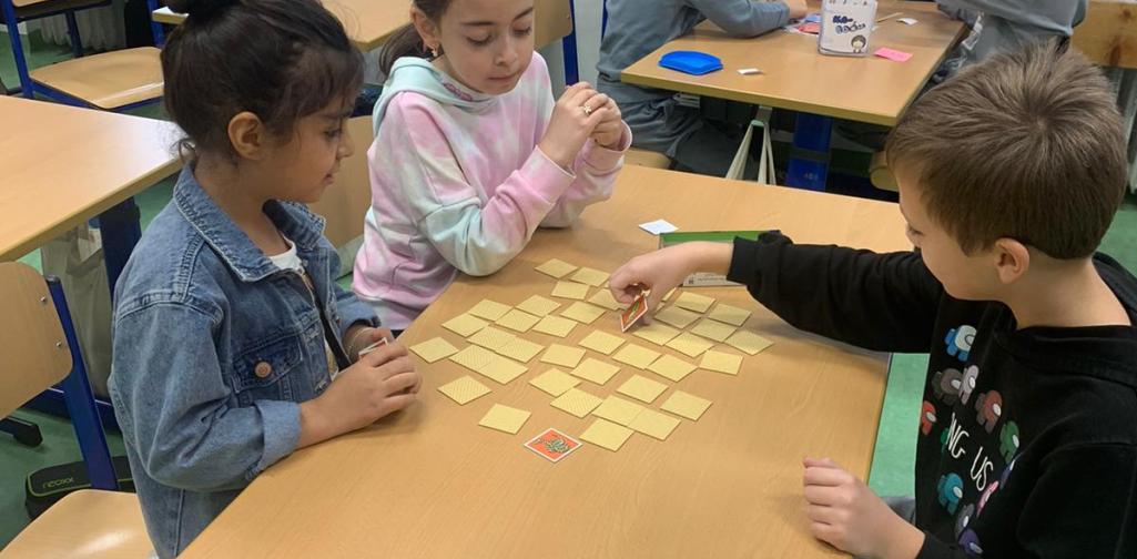 Kinder der 2c und 2d Klasse am Lernspaßtag