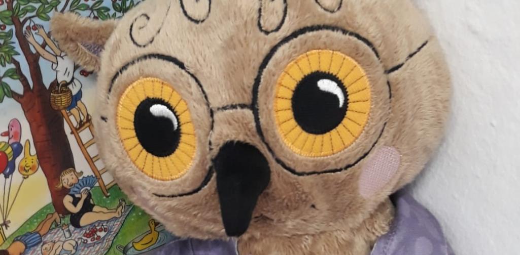 Leseeule Olivia - Kuscheltier