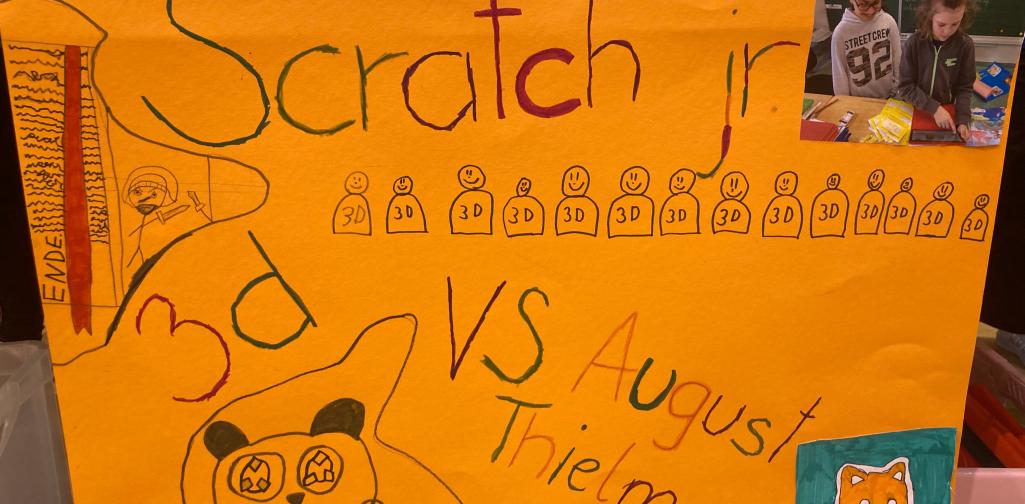 Plakat "Scratch 3d VS August Thielmann"