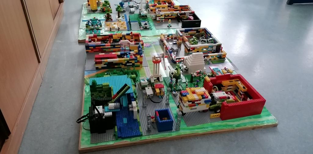 Modell eines Bauernhofs