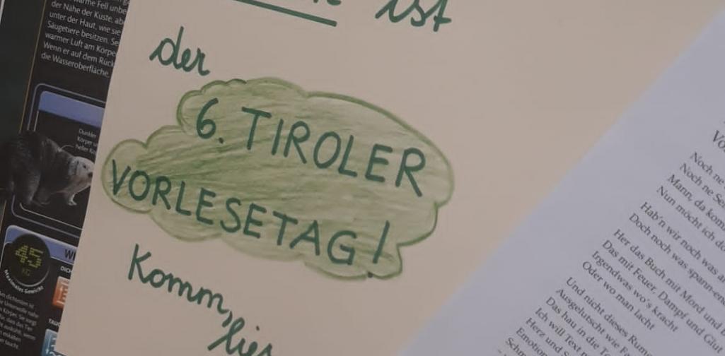 Vorlesetag 1 Plakat "Heute ist Vorlesetag"