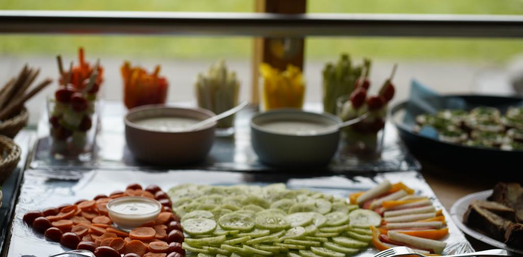 Abschlussfeier 18 Gemüsebuffet