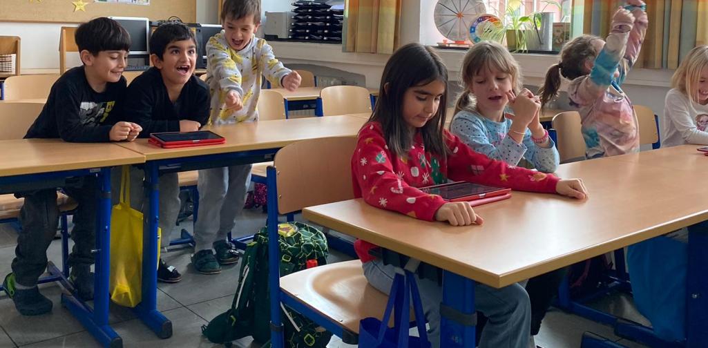 Digitales Lernen in der Otterklasse