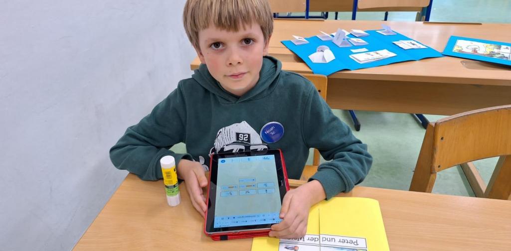 Beim Erstellen eines Lapbooks