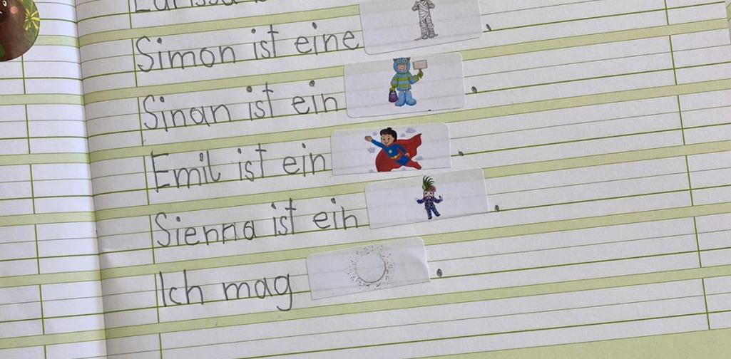 Sätze schreiben zum Fasching