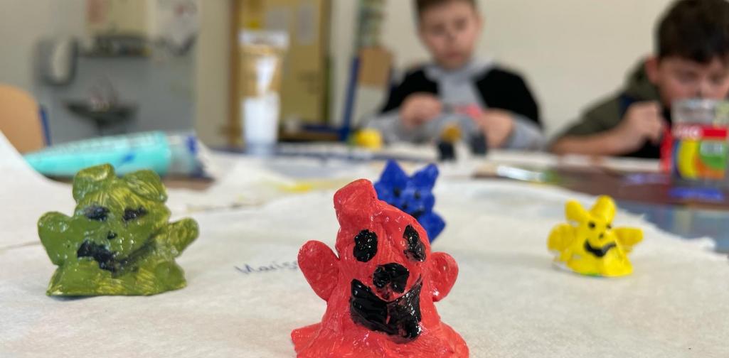 selbstgebastelte Spielfiguren