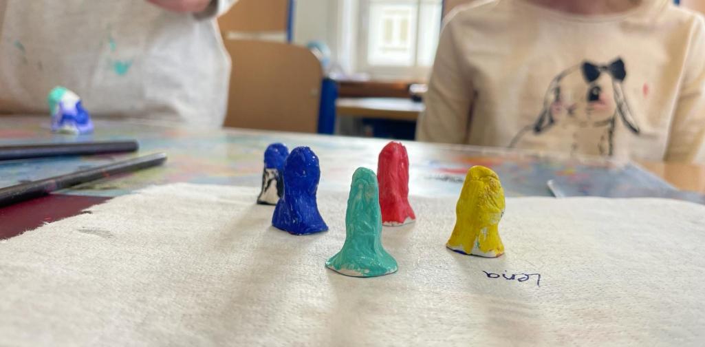 selbstgebastelte Spielfiguren