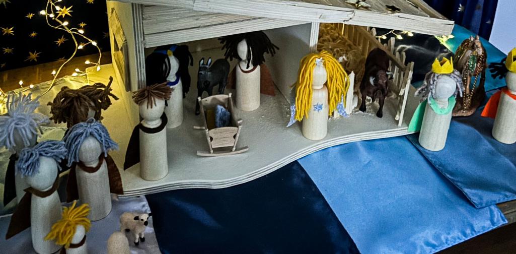 2d_Krippe 04 Fertige Krippe