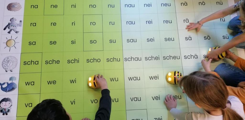 Silben-Lese-Übung Silbenblatt