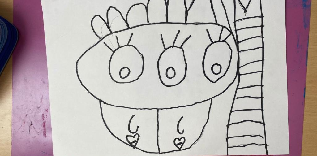 Vorlage in schwarz weiß