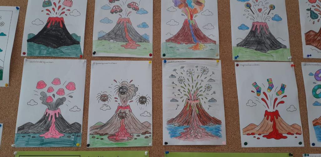 Zeichnungen der Kinder