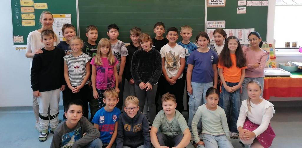 Klassenfoto der 4b Klasse